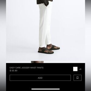 ZARA joggers with elastic